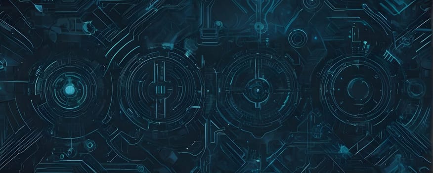 Modern abstract technological art pattern