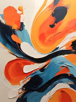 Modern abstract colorful minimalistic art
