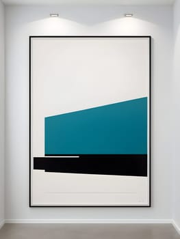 Modern abstract colorful minimalistic art