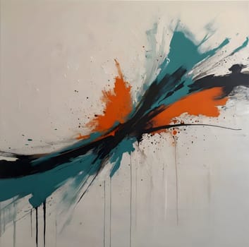 Modern abstract colorful minimalistic art