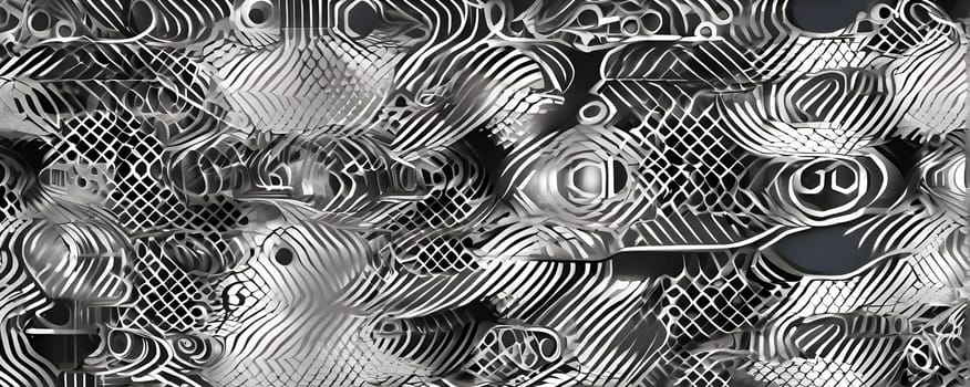 Modern abstract technological art pattern