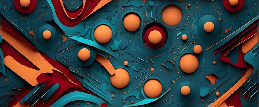 Modern abstract technological art pattern