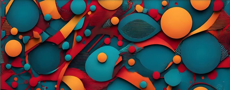 Modern abstract technological art pattern