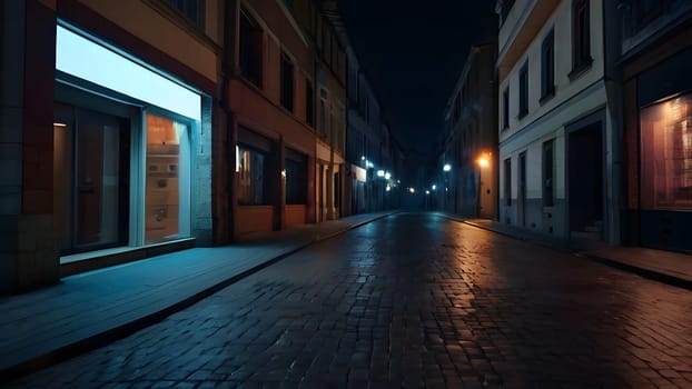 View of the mystical cinematic street
