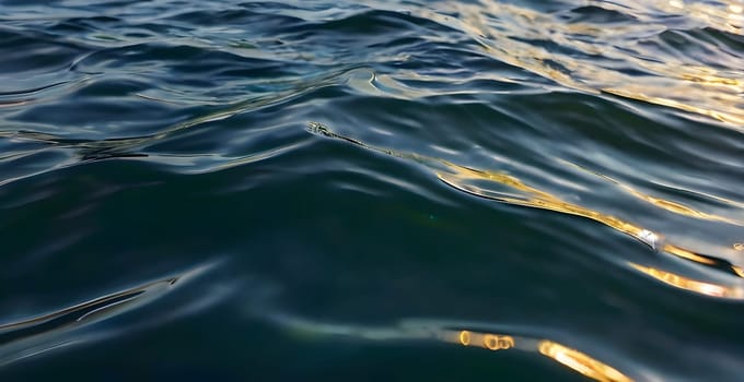 View of the beautiful sea or ocean with waves