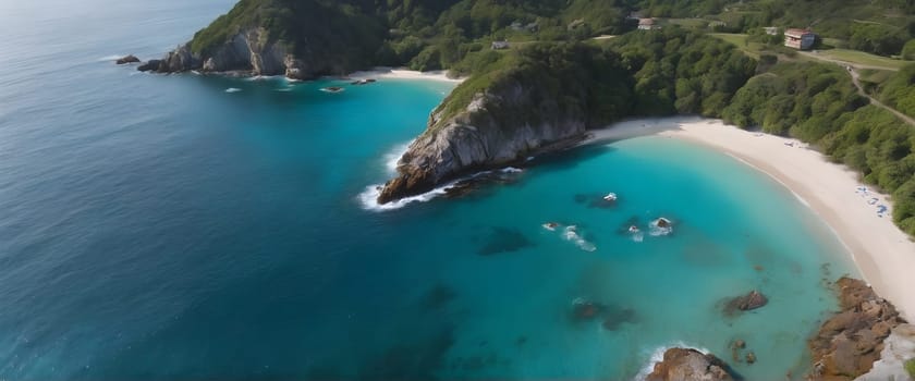 View of the beautiful sea or ocean with waves