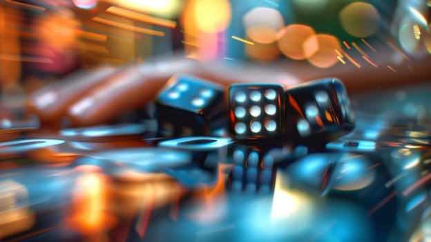 Illuminated Dice and Casino Chips