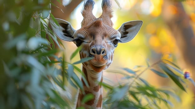 Close up of a Giraffe in Wild Nature