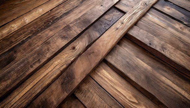 A charming flat lay featuring rustic wood elements and ample empty space, creating a warm and appealing backdrop that's ideal for diverse design applications.