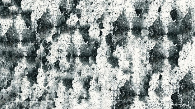 Background image of an abstract surface with white and gray uneven spots in close-up