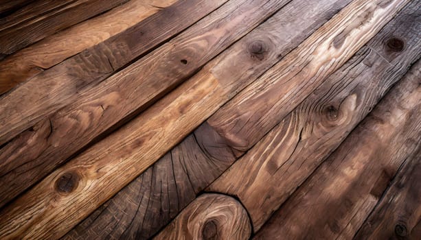 A charming flat lay featuring rustic wood elements and ample empty space, creating a warm and appealing backdrop that's ideal for diverse design applications.