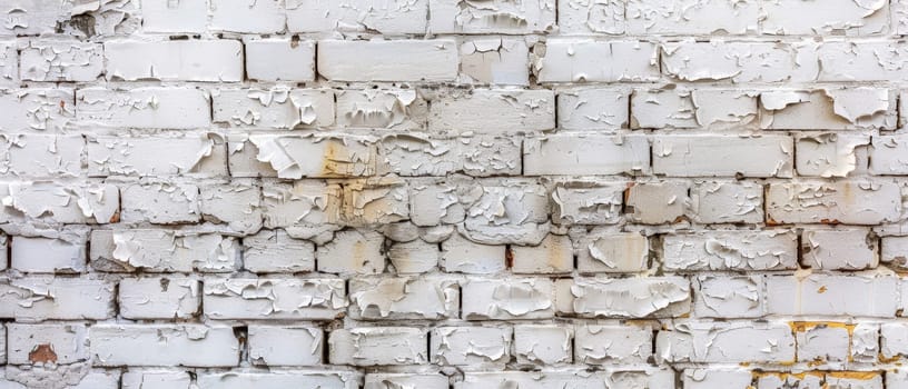 A seamless white brick wall displays an immaculate finish, giving off a clean and modern aesthetic