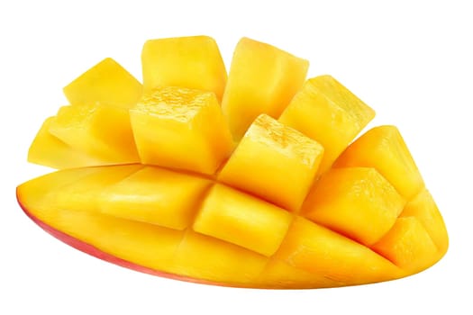 mango isolated on white background. AI generated