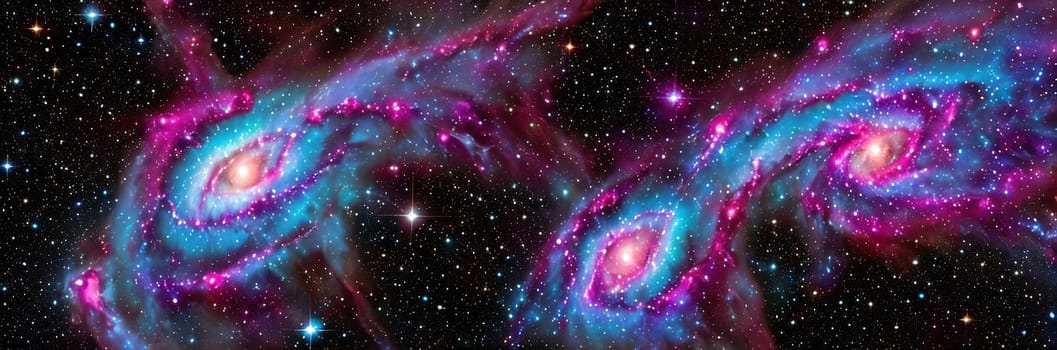Behold the mesmerizing Cosmic Nebula, a cosmic masterpiece of vibrant colors and swirling gases. It embodies the celestial birthplace of stars, capturing the awe-inspiring beauty of the universe. Generative AI.