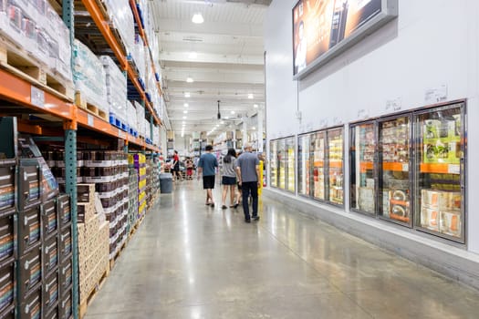 Taiwan 22 September 2023: Costco store in Taiwan