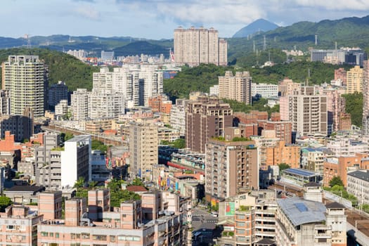 Taipei, Taiwan 23 September 2023: Taipei city in Xizhi district