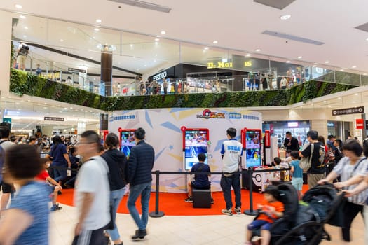 Taiwan 08 October 2023: Pokemon go event in Mitsui Outlet park at Linkou of New Taipei City of Taiwan