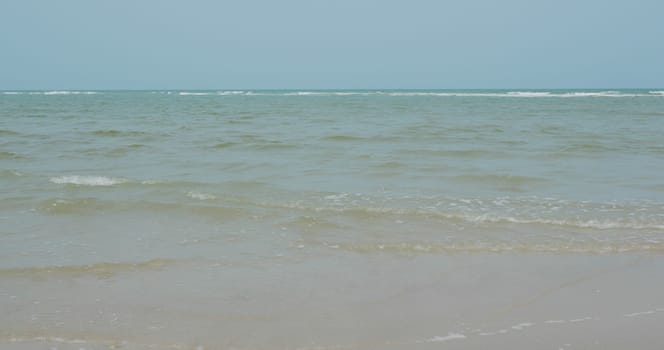 Sea water wave on beach