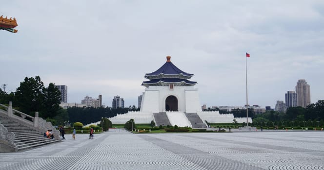 Taipei, Taiwan 17 March 2022: Chiang Kai shek Memorial Hall