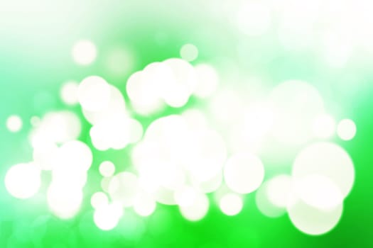 Abstract green light and white delicate colorful pastel spring or summer bokeh background with space. Beautiful modern graphic design texture.
