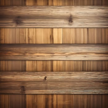 Wooden floor made of natural wood. Also as a background. Planks lined up against each other. AI generated image