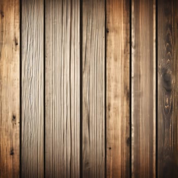 Wooden floor made of natural wood. Also as a background. Planks lined up against each other. AI generated image