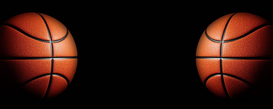 Basketball closeup with high quality