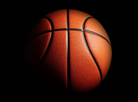 Basketball closeup with high quality