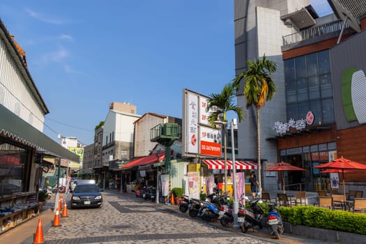 New Taipei, Taiwan 14 July 2022: Yingge District in New Taipei City of Taiwan