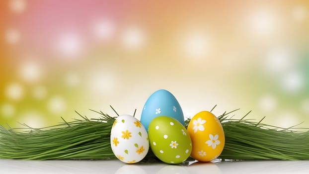 Beautiful Easter holidays abstract design