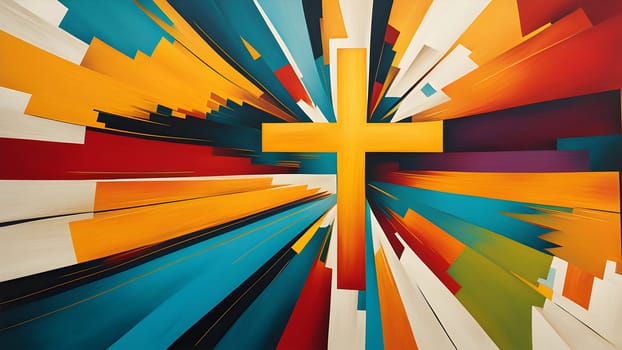 Abstract Christianity religion art design