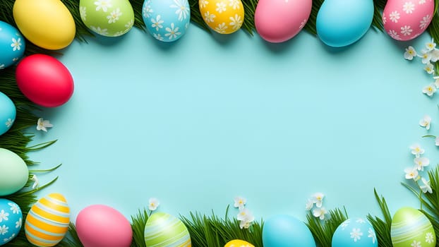 Beautiful Easter holidays abstract design