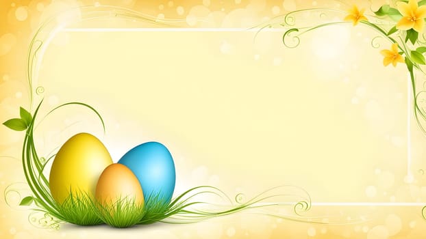 Beautiful Easter holidays abstract design