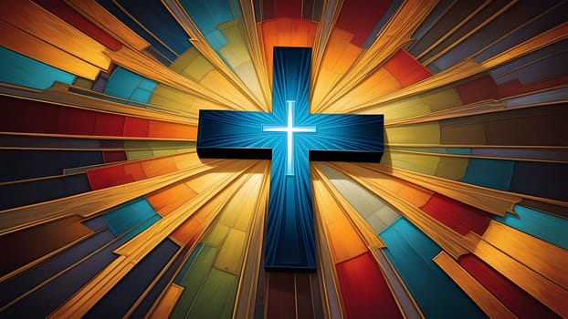 Abstract Christianity religion art design