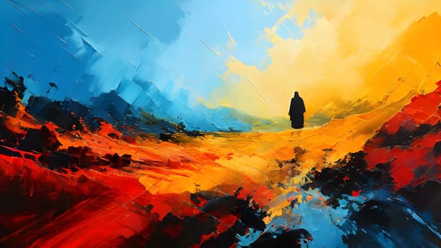 Abstract Christianity religion art design