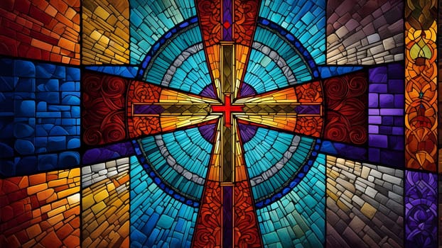 Abstract Christianity religion art design