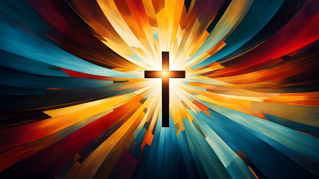 Abstract Christianity religion art design