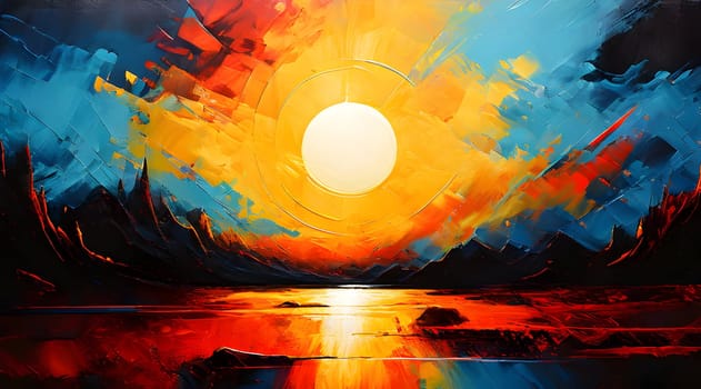 Abstract Christianity religion art design
