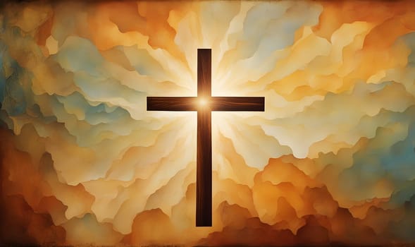 Abstract Christianity religion art design