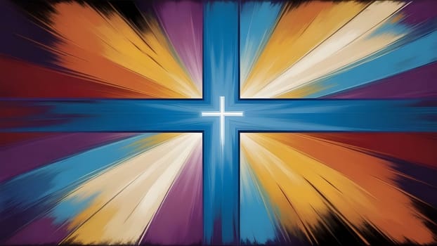 Abstract Christianity religion art design