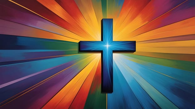 Abstract Christianity religion art design
