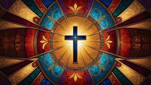 Abstract Christianity religion art design