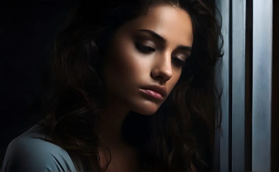 Woman is having a bad depression
