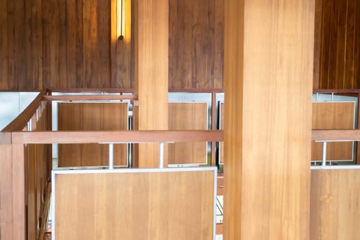 Renovation wooden house to coffee shop, stock photo