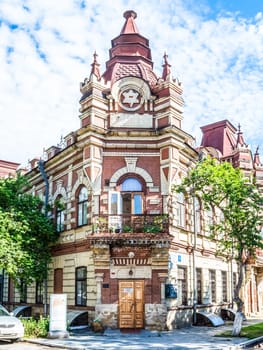 Irkutsk, Russia - August 24, 2016: The sights of Irkutsk, streets and buildings of the city, historical and modern buildings.