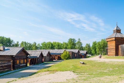 Taltsy is an architectural and ethnographic museum of Siberian wooden architecture.