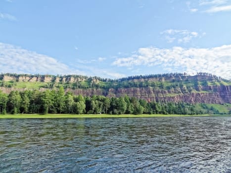 River Irkut, landscape nature of the river Irkut. River Irkut, landscape nature of the river Irkut.