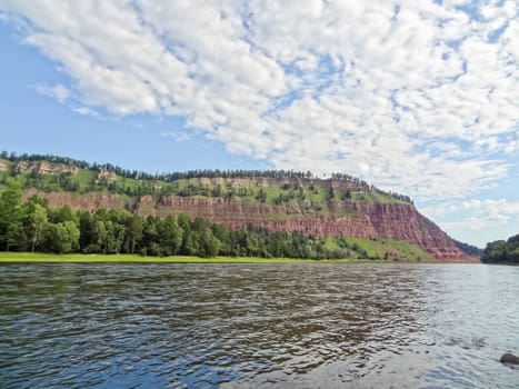 River Irkut, landscape nature of the river Irkut. River Irkut, landscape nature of the river Irkut.