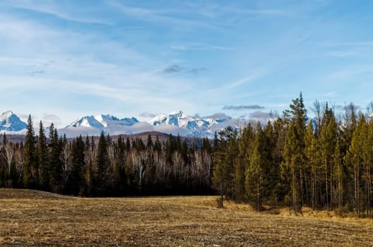 Tunkinsky National Park near the Baikal. Tunkinsky National Park near the Baikal.