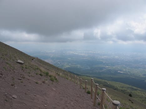 Vesuvius, a walk to Vesuvius tour for tourists.